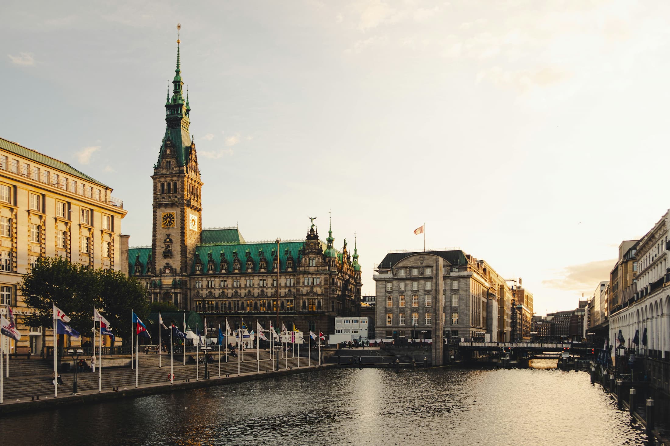Overview van Hamburg